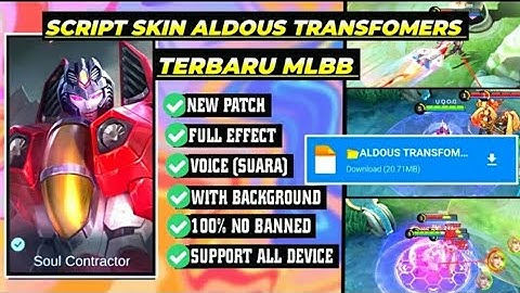 Script Skin Aldous Transformers No Password Full Effect Full Sound All Patch