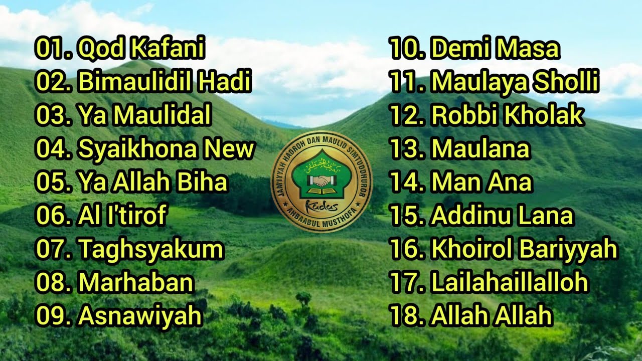 Sholawat Full Album Ahbabul Musthofa Kudus Terbaru