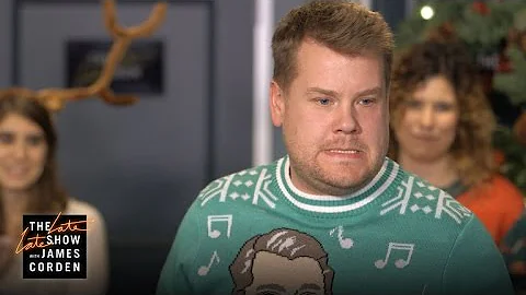 James Corden Hosts His Staff's Secret Santa Gift Exchange