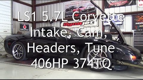 LS1 Corvette intake cam headers tune 406HP 374TQ