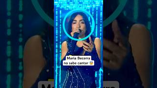  Maria Becerra no sabe cantar… 