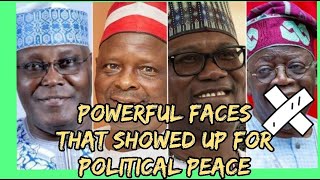 Powerful Faces That Showed up For Political Peace Accord While Tinubu Misses