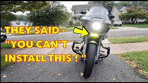 Installing A Light Bar On A Harley Low Rider ST