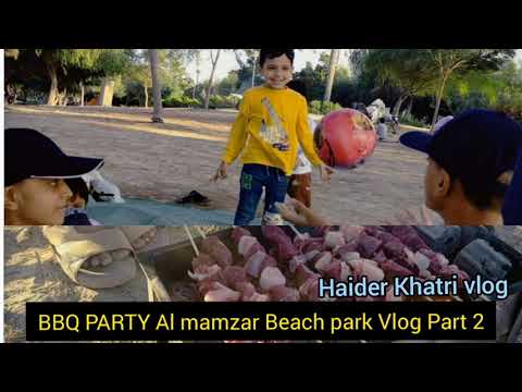 Al mamzar Beach park Vlog Part 2 | BBQ party UAE national day
