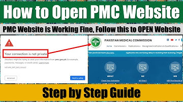 Why PMC Website is Not Working? PMC Website Error, How to Open PMC Website