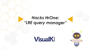 LRE query manager - HrOne