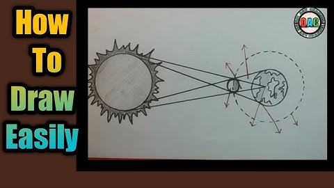how to draw solar eclipse diagram | drawing practice | solar eclipse drawing | solar eclipse diagram