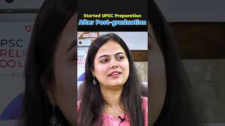 Started My UPSC Preparation After PG | UPSC Topper Shakti Dubey #shorts #viral #ytshorts