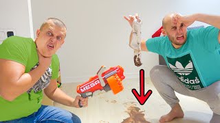 4 серия Ногой в кучу Г***НА. Вонь на весь дом. Nerf Brothers. 4 серия Ногой в кучу Г***НА. Вонь на весь дом. Nerf Brothers.