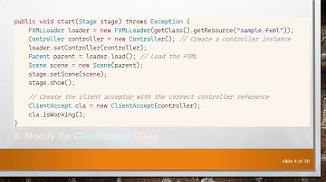 How to Update Label Text in JavaFX from a Different Controller