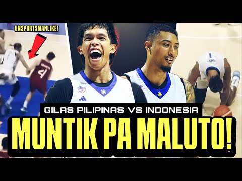 HILAW ang LUTO! X-factor Thirdy Ravena at Jamie Malonzo NAKABAWI! Gilas Pilipinas vs Indonesia