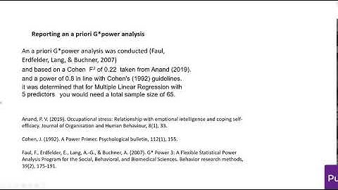 Gpower for Multiple linear regression (MLR)