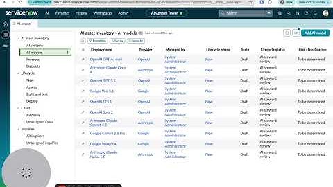 Riscosity + ServiceNow AI Control Tower