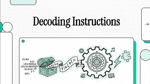 Decoding Instructions (Lecture 7 of 20)