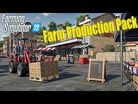 Видео: Farming Simulator 22 - Farm Production Pack. Обзор нового DLC