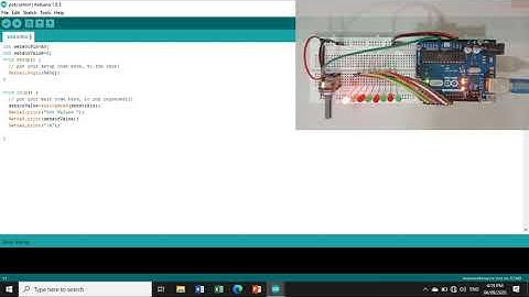 TUTORIAL 3  LIGHT EMITTING DIODE LED RUNNING LIGHT DISPLAY CONTROLLING THE DELAY USING POTENTIOMETER