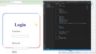 Animated Login Form Using HTML,CSS & JavaScript In Burmese-  3D Effects   || Burmese  Tutorial