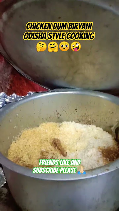 how to make chicken dum biryani odisha style cooking #virala #food #shots 🤔🥺🤪🤗