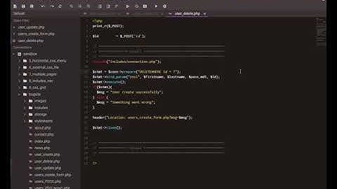 Codeanywhere Tutorials :: User delete