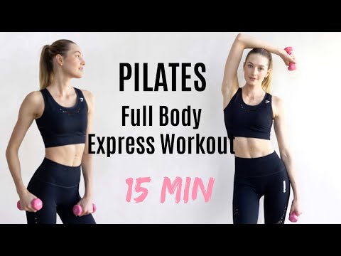 15 MIN Full Body Express Pilates Workout I Sanne Vloet