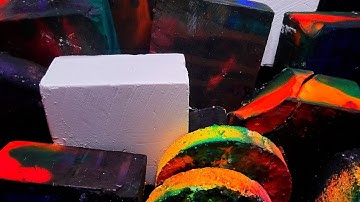 Color Dyed & Fresh Blocks with a few tie-dyed reforms ❤️💚💙💜💛🧡