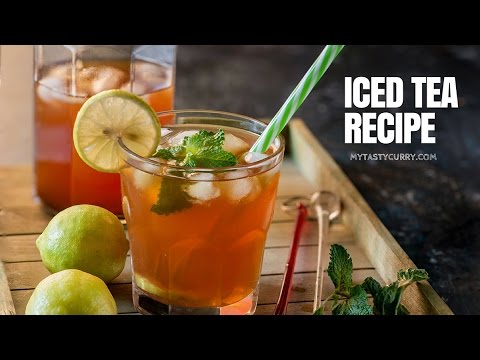 How to make Iced Tea - Basic Iced Tea Recipe -  Easy Summer Drink Non