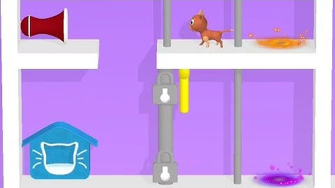 Kitten Rescue Gameplay All Level Pull The Pin Android IOS Mobile Game