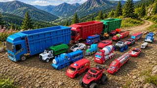 WAOW ❗ Mobil Mobilan Truk Oleng Angkut Mainan, Mobil Balap, Kereta, Pesawat dan Mobil Kontruksi