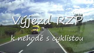 Journal 615 RZP výjezd nehoda cyklisty