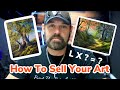 How To Sell Your Art In 7 Minutes | Explained | Paintings By Justin