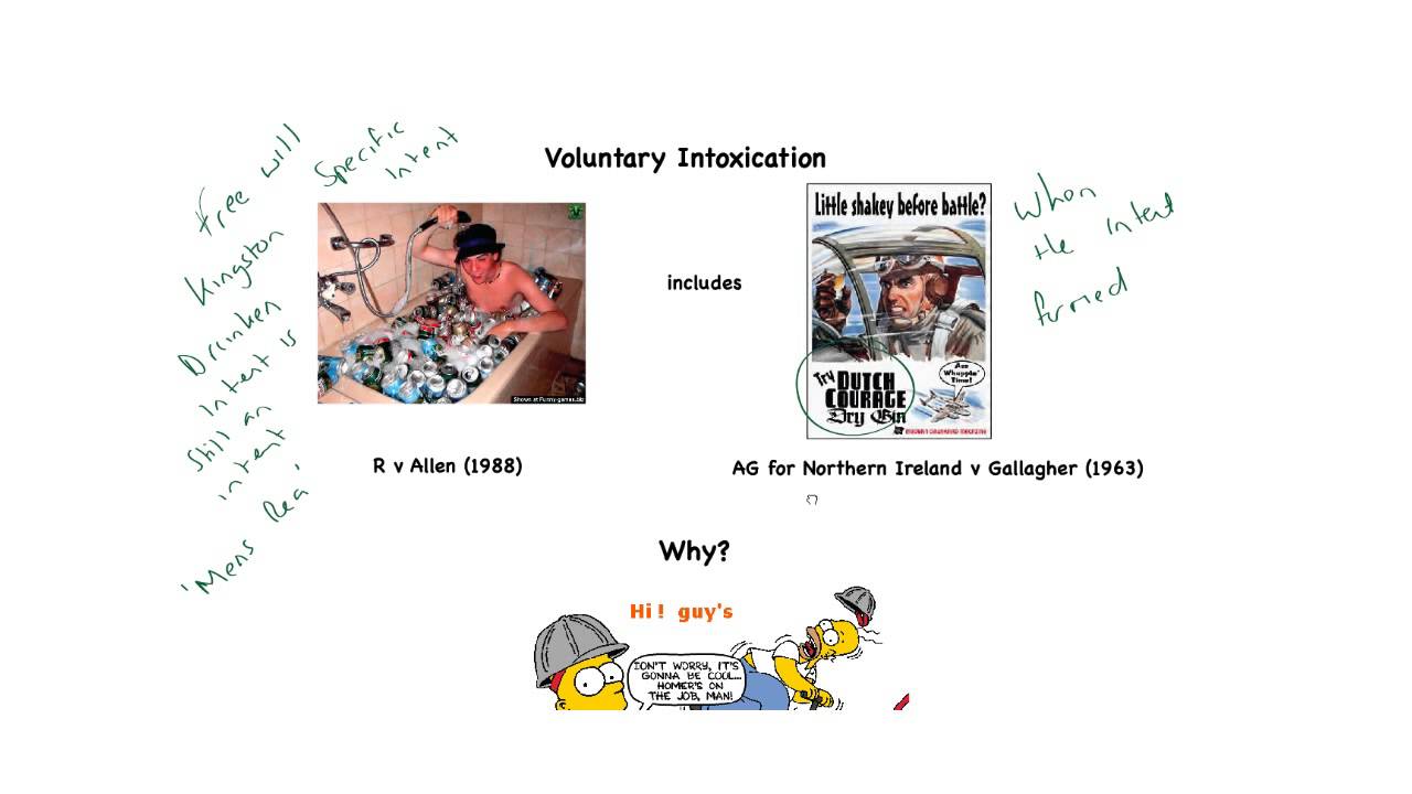 Voluntary Intoxication