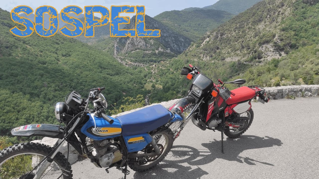 Les pistes de Sospel ! - 125xls et 125dtr