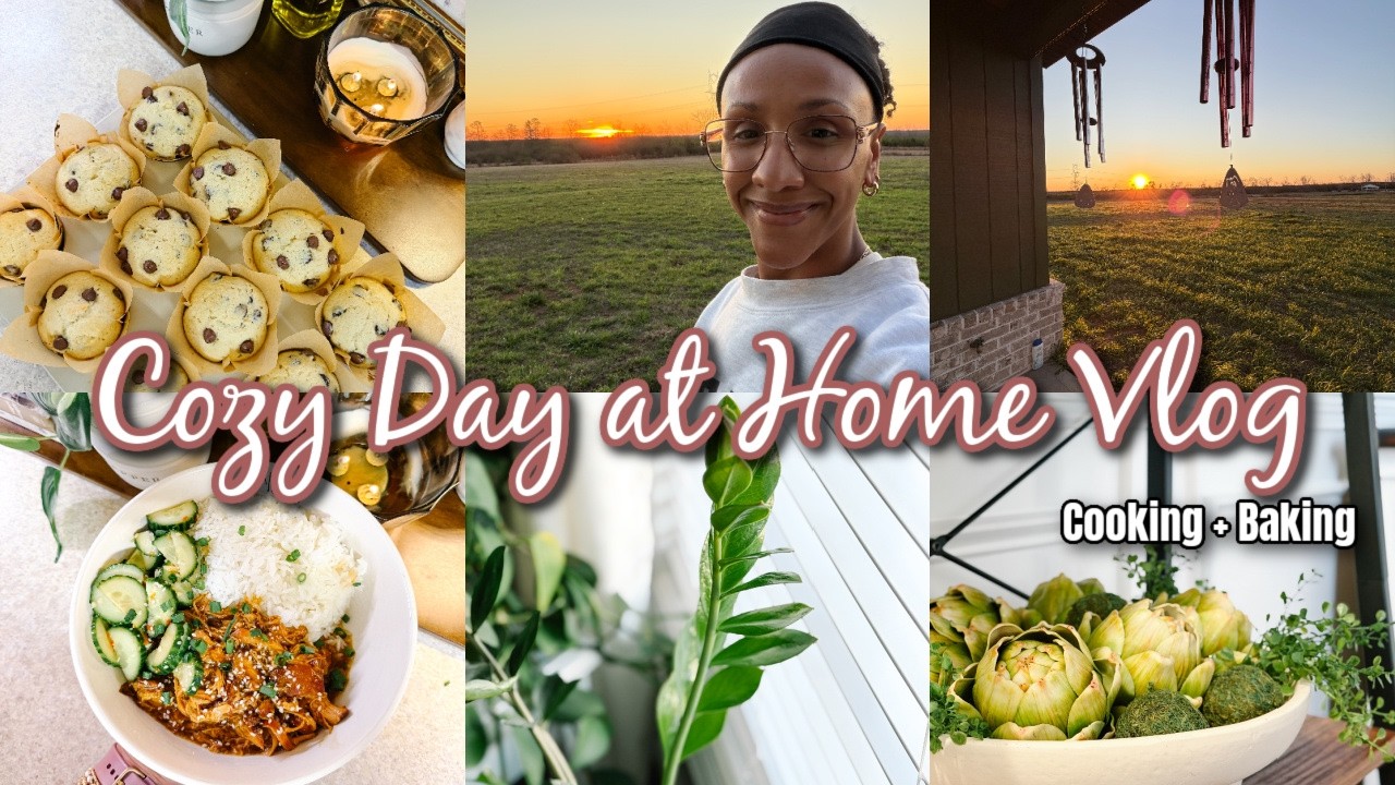 A Realistic Homemaking Day at Home | Cooking, Baking & Simple Reset