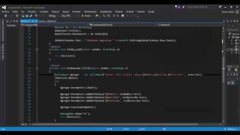 Coneccion BD con C# y SQL Server 2014