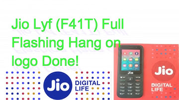 Jio Lyf F41T Full Flashing Hang on logo Done 100% Tested