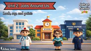 English 🌸KG2 🌸Unit 2 🌸Jobs Around Us 🌸 Lesson 1🌸 Term 2 🌸created by: Jehan Samir 🌸 #LearningWithFun