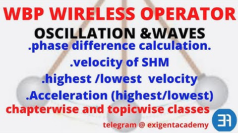 simple harmonic motion || sorol dolgoti ||wbp wireless operator physics class|| exigent academy