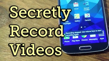 Record Secret Spy Videos Using the Volume Keys on Your Android Phone [How-To]