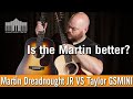 Martin Dreadnought Junior versus Taylor GS Mini - Is the redesigned Dreadnought Junior better?