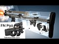 3D Animation: How a FN P90 Submachine Gun works