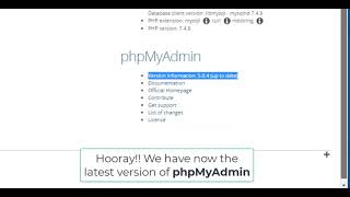 How to Manually  Update/Upgrade PhpMyAdmin to Latest Version