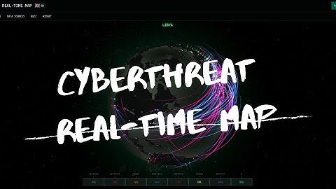 CYBERTHREAT REAL-TIME MAP