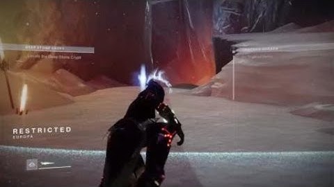 How to skip the airlock to 1st encounter in deep stone crypt