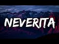 Bad Bunny - Neverita (Letra_Lyrics) _ Un Verano Sin Ti