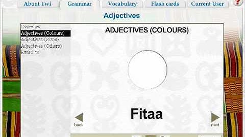 Twi Language Videos: Learn Twi Adjectives