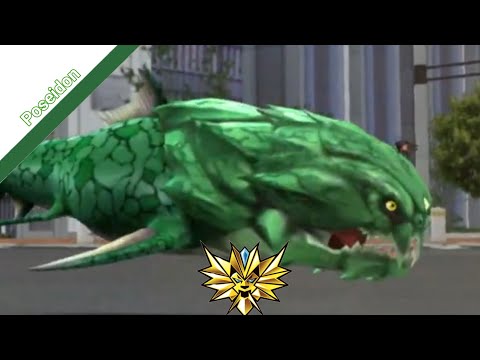 Poseidon gameplay. Strong animal kaiser max4 | 百獣大戦グレート