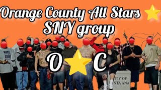 Orange County All star ⭐ a group that was made in Kern valley state prison 180 yard SNY.