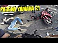 МОЯ АВАРИЯ НА МОТОЦИКЛЕ. ДТП НА YAMAHA R1