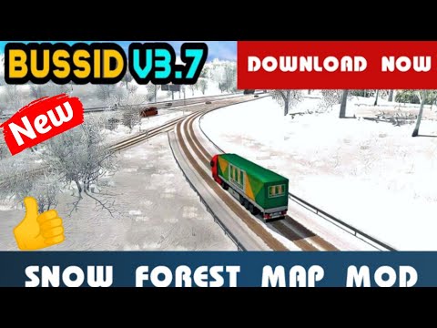 New snow forest map mod bus simulator Indonesia Bussid by 👉 AS gaming 295