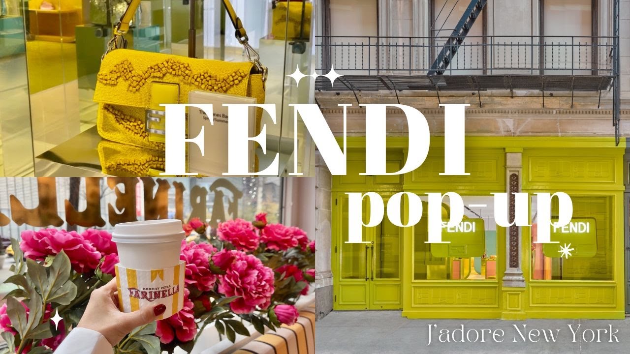 Vlog NYC | Pop-up Fendi Baguette | Muzium Seni dan Reka Bentuk NYCJW | Kafe & Restoran Itali